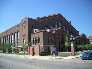 Its stately architecture helps make Yost Arena one of the best college hockey rinks